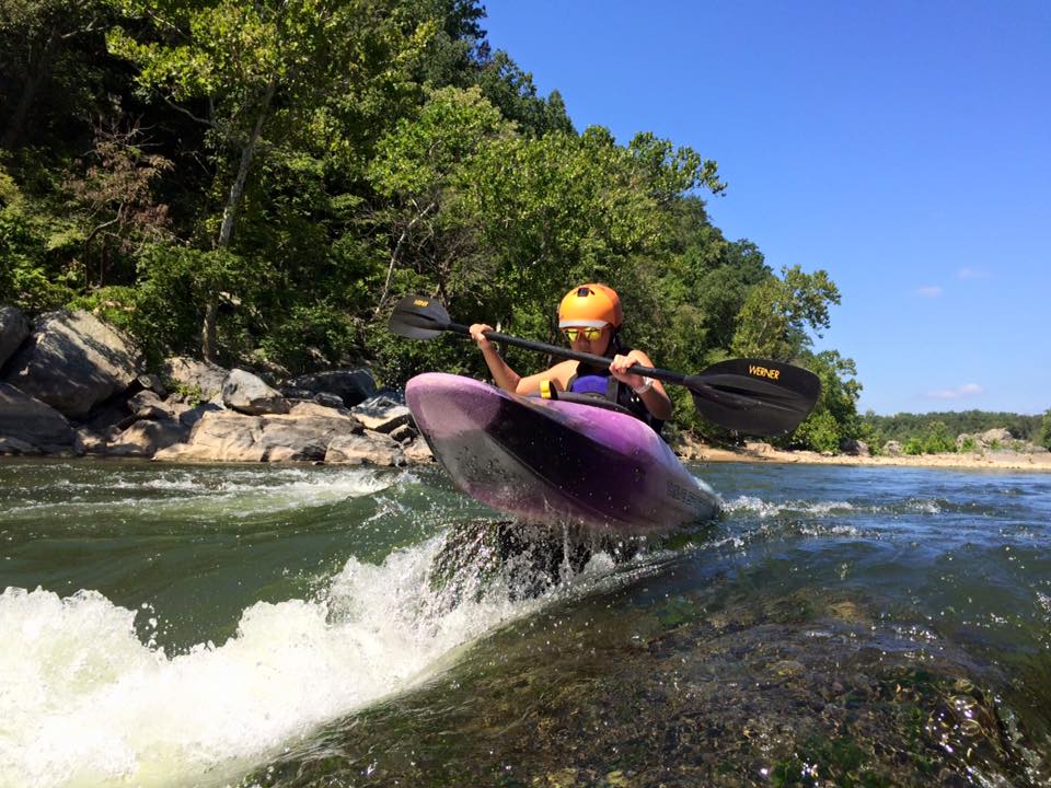 whitewater kayaking beginner lessons Washington DC